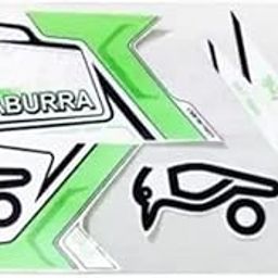 BAT Sticker with 1 bat Handle bar bat Rubber Grip Bat Sticker (Green)-image-11
