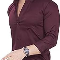 DIVISIVE Men's Solid Slim Fit Shirt-image-65