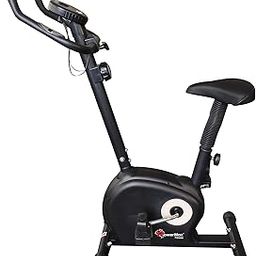 PowerMax Fitness BU-510-AL152 Steel Exercise Upright Bike, Black, Max user weight 100KG-14