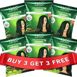 VLCC Natural & Herbal Henna - 120G X 2 (Pack Of 3, 720G - Goodness Of 10 Herbs Like Amla, Brahmi, Jatamansi, And Bhringraj, For Stronger, Smoother & Shinier Hair.)-image-80
