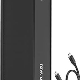 DR VAKU® 10000mAh Power Bank Magnum Series with Type-C 20W Fast Power Delivery Charging Triple USB Port Type C (Input & Output) Lithium Polymer Battery for iPhone, Samsung & Android Devices- Grey-9