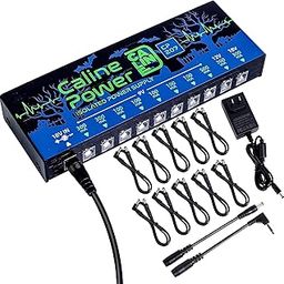Caline CP-207 Guitar Pedal Power Supply Pedal Board Power 10 Isolated Output for 9V/12V Effect Pedal-picture-21
