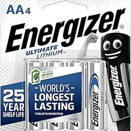 Energizer Ultimate Lithium AA Batteries - Pack of 4 Longest Lasting, Leak-Proof Design, for High-Performance Devices-10