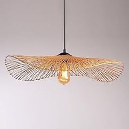 Habere India-All the Cultures Fabricating India Bamboo Lampshade | Bamboo Pendant Lamp | Boho Pendant Lamp | Cane Lamps for Bedroom | Rattan Lamp Shade | Bamboo Hanging Lamp (01)-image-51