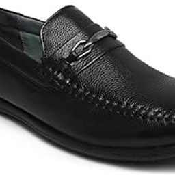 Leather Formal Casual Shoes Without Laces for Adults Super Comfortable with Lightweight and Slip Resistant Sole AN-1169-image-26
