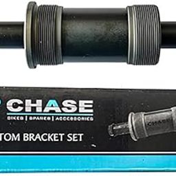 CHASE Bicycle 142mm Square Bottom Bracket Sealed Cottered H/T, MTB Cartridge Bearing (Black)-image-91