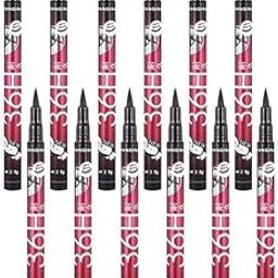 ZAUKY New Combo Set Of Smart Professional Liquid Eyeliner Pen, Waterproof, Black, 12 Pack-27