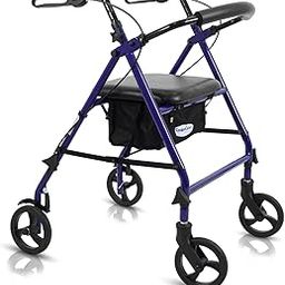 KosmoCare Rollator Walker (Blue Mild Steel)-image-21