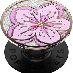 ​​​​PopSockets Phone Grip with Expanding Kickstand, Enamel Nature PopGrip - Enamel Glitter Cherry Blossom-11
