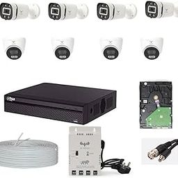 2.4MP ColorVu CCTV Camera System for Home, Office, School (4 Bullet, 4 Dome, 1TB Hard Disk, 8 Channel Power Supply, DVR, 90Mtr Cable, BNC/DC)-picture-11