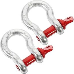 Anneome 2pcs Lifting Shackles Heavy-Duty Towing Accessories for Trucks Anchor Rigging Tool for Industrial Use-image-26