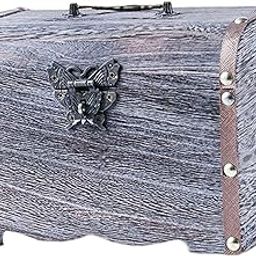bnf®Piggy Bank Storage Box Metal Handle Treasure Chest Box for Prizes Girls Boys 19.7cmx14.1cmx13.9cm|Home & Garden | Home Improvement | Home Security-image-32