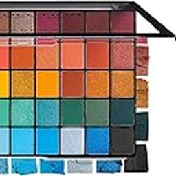 Makeup RevolutionEyeshadow Palette, Highly Pigmented includes 45 Shades, Maxi Reloaded Big Shot - 60gBaby Tint Blush Lip & Cheek Tint - Blush, Brown Pink (Glossy Finish)-32
