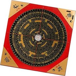CALANDIS™ Feng Shui Compass Luo Pan Bagua Square Luopan for Hiking Camping Backpacking 25cm | Compasses GPS | Hiking Gear | Camping Hiking | Outdoor Sports-picture-22
