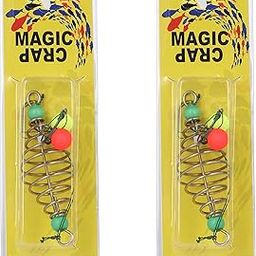 AUF Magic Crap Double popup rig with Coil Feeder & Starcks carp Hook for carp Fishing (2)-picture-23
