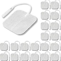 TENS Unit Electrodes Pads 2x2 Replacement Pads Electrode Patches For Electrotherapy (2" Square - 20 pack)-31