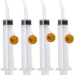 Sage Square Disposable Dental Irrigation Utility Syringe with Curved Tip for Dental Care (4pcs)-picture-15