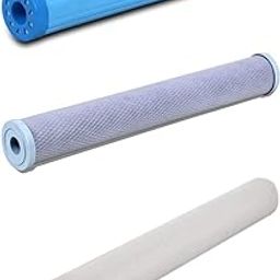 Nandi HomeZ RO 20 in cto gac Sediment Filter Cartridge Set for Commercial Water Filter Systems-image-32