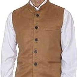 Solid Suede Velvet Nehru Jacket-47