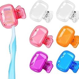 YESTERVANE Toothbrush Head Cover Clip, Hygienic Toothbrush Protector Cap, Protective Plastic Clip Case for Toothbrush Head, Bathroom & Daily Use (Multicolor) (Pack of 2)-image-60