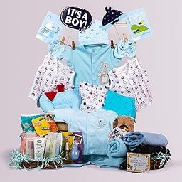 The Baby First Box Newborn Baby Essential Kit-25 Items (Summer Kit For 0-3 Months) Newborn Baby Gifts |Baby Shower Gift For Baby Boys-Multicolor, 1,1 Count-image-94