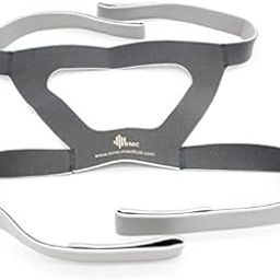 CROSSMED BMC CPAP Headgear Strap Replace Part for Nasal Mask Full Face Mask Accessories Supplies RC001(Pack of 1, Grey)-picture-20