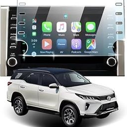 PROTECTERR Car Screen Protector for Toyota Fortuner |2021 - Running| - 8 Inch, Anti-Scratch, Easy Installation, Clear Touchscreen Guard, Infotainment System Protection (Not a Tempered Glass)-picture-14