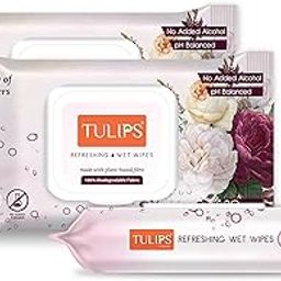 Tulips Refreshing Wet Wipes LID Pack (Valley of Flower, Pack of 3)-image-23