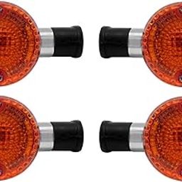A2D Orginal Style OEM Bike Turn Inidicators Orange/Amber Light Set Of 4 For Royal Enfield Thunderbird 350 Old | LED | For bike-20