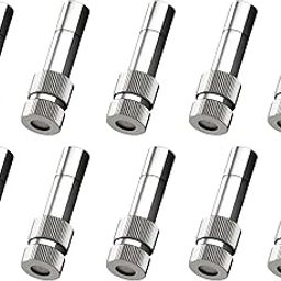AMPEREUS® Mist Nozzle for Fogger Kit | Fog Nozzle Spray for Cooling System | Fine Misting for Garden, Greenhouse, and Outdoor Use | Pack of 10 (Mist 0.3 x 6mm)-12