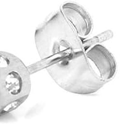 Fashion Crystal Earring Ear Stud Stainless Steel Gift for Men | Mens Jewelry | Earrings Studs-image-62