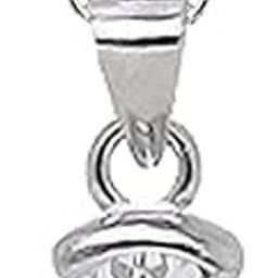 925 Silver Mini Solitaire Pendant with Link Chain| Necklace to Gift Women & Girls | With Certificate of Authenticity and 925 Stamp | 6 Months Warranty-image-55