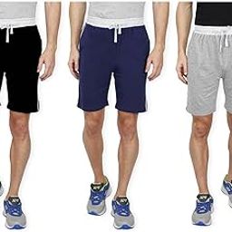 Men's Casual Cotton Shorts for a Pack of 3-23