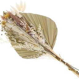 HEAVENGLOW Dried Palm Leaves Pampas Grass Bundle Palm Spears Branches for Wedding Set B-image-23