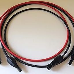 Jinchao-Copper Wire 1 Pair Solar Panel Extension Cable Copper Wire, 6 4 2.5 mm, 2 10 12 14 AWG, Black and Red with Solar PV Cable Connectors Equipment Accessories-image-32