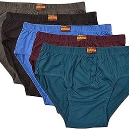 Men's Cotton Briefs - Combo of 5-image-85