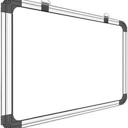Viprax 45x30 CM Non-Magnetic Double Sided Whiteboard & Chalkboard Both Side Writing Boards, One Side Whiteboard Marker & Other Side Chalkboard Surface (1.5x1 Feet, Pack of 1)-29