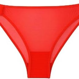 High-Cut Net Hook Bikini Panty, Red-picture-41