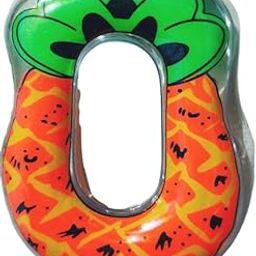 ZOKCY® (Pack of 1 Pcs) Pineapple Shape Baby Teether/Baby Water Filled Teether Pineapple Shape/Baby Teether Chusni Sacker/Soother Rattle Nibbler Teether Toy for Baby Kids/Colorful Silicone teether-5