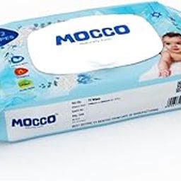 MOCCO NATURALLY FRESH Baby Wipes without Lid | 72 Aloe Vera Enriched Wipes | 140mm x 200mm Soft and Gentle | Skin-Friendly Fresh and Hygienic | Ideal for Babies Travel and Everyday Use (Pack of 1)-image-29
