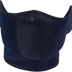 Windproof Half Face Mask Earmuffs Breathable for Mountaineering Motorcycling Navy Blue-image-50