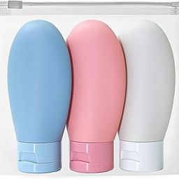CteaTs Travel Bottles for Toiletries, 2oz Travel Size Containers, TSA Approved, BPA Free Leak Proof Refillable Mini Travel Size Bottles for Shampoo Conditioner Lotion-18