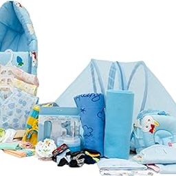 50 Pieces New Born Baby Essential KIT (Maternity KIT) Blue-image-56