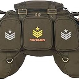 MOTARD Bombardier Motorbike Waterproof Saddle and Tail Bag 65 Liters | Mini Waterproof Tail Bag | Compatible with Sports & Street Motorbikes-18