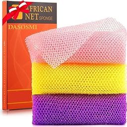 DASOSMI CREATION DC 2 Pieces African Net Sponge Cloth, Exfoliating Body Scrubber, Back Scrubber For Shower Bath, Body Scrub Exfoliator For Women & Men Bathing Accessories-10
