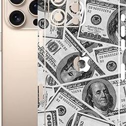 90stethix - Compatible for iPhone 16 Pro - Mobile Back Skin Sticker - Lamination - Rear Screen Guard Protector Film Wrap (Coverage-Back+Camera+Sides) (Design-130)-image-66