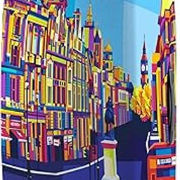 Nasher Miles Polyester 75 cm (28 Inch) Large Protective Luggage Cover - London Design-image-47