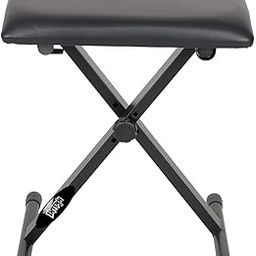 Intern Height Adjustable Keyboard padded Stool bench for Piano and Keyboard, Black (INT-KST-01)-20