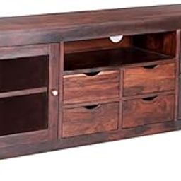 Pipercrafts Made Wood Crafted tv Units in Furniture in Living Room/tv Table/tv Stand/tv Units/tv Unit Wooden/Wooden tv Unit in Red Mahogany Finish by Made Wood-image-73