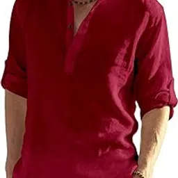bellstone Men's Cotton Blend Solid Regular Shirt-picture-7
